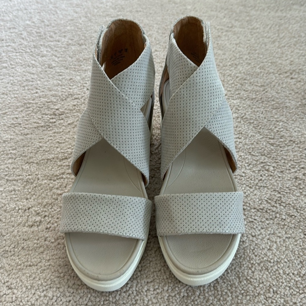 Dr Scholl’s Wedge Sandals Oyster 8.5